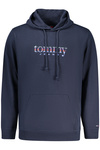 TOMMY HILFIGER M�SKA NIEBIESKA BLUZA Z ROZPI�CIEM